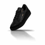 RELAX 03 Black Leather Sneaker Thumbnail
