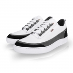 Relax 01 White & Gray Leather Sneaker Thumbnail