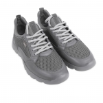 Flex 06 Gray Net Embossed Leather Sneaker Thumbnail