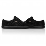 New 106 Black Croco Embossed Leather Sneaker Thumbnail