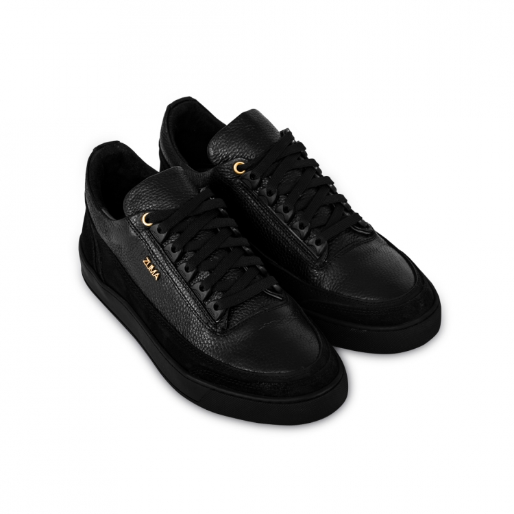 RELAX 03 Black Leather Sneaker
